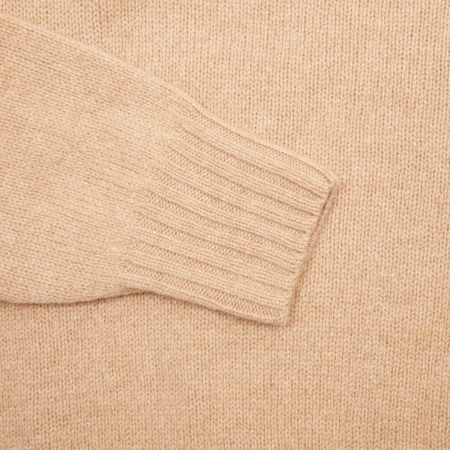 Harley Women's Superfine Lambswool Roll Neck Jumper in Sandstorm