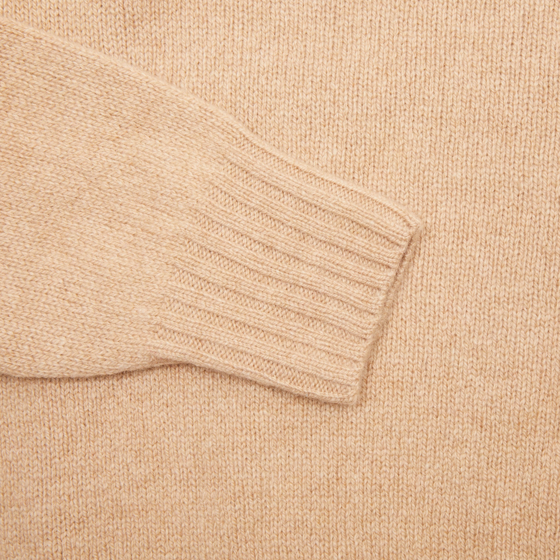 Harley Women's Superfine Lambswool Roll Neck Jumper in Sandstorm