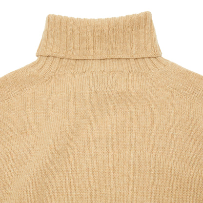 Harley Lambswool Rollneck Jumper in Sandstorm