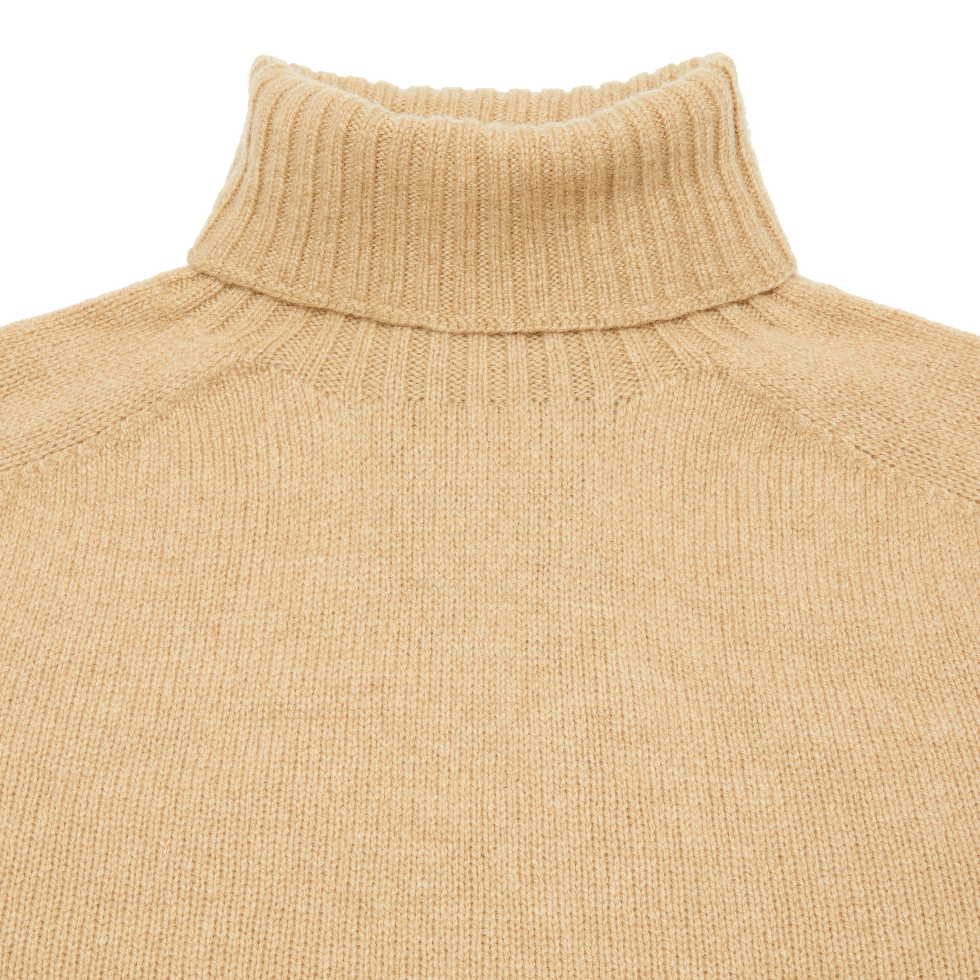 Harley Lambswool Rollneck Jumper in Sandstorm