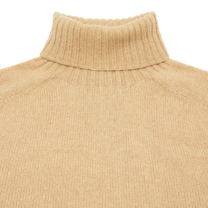 Harley Lambswool Rollneck Jumper in Sandstorm