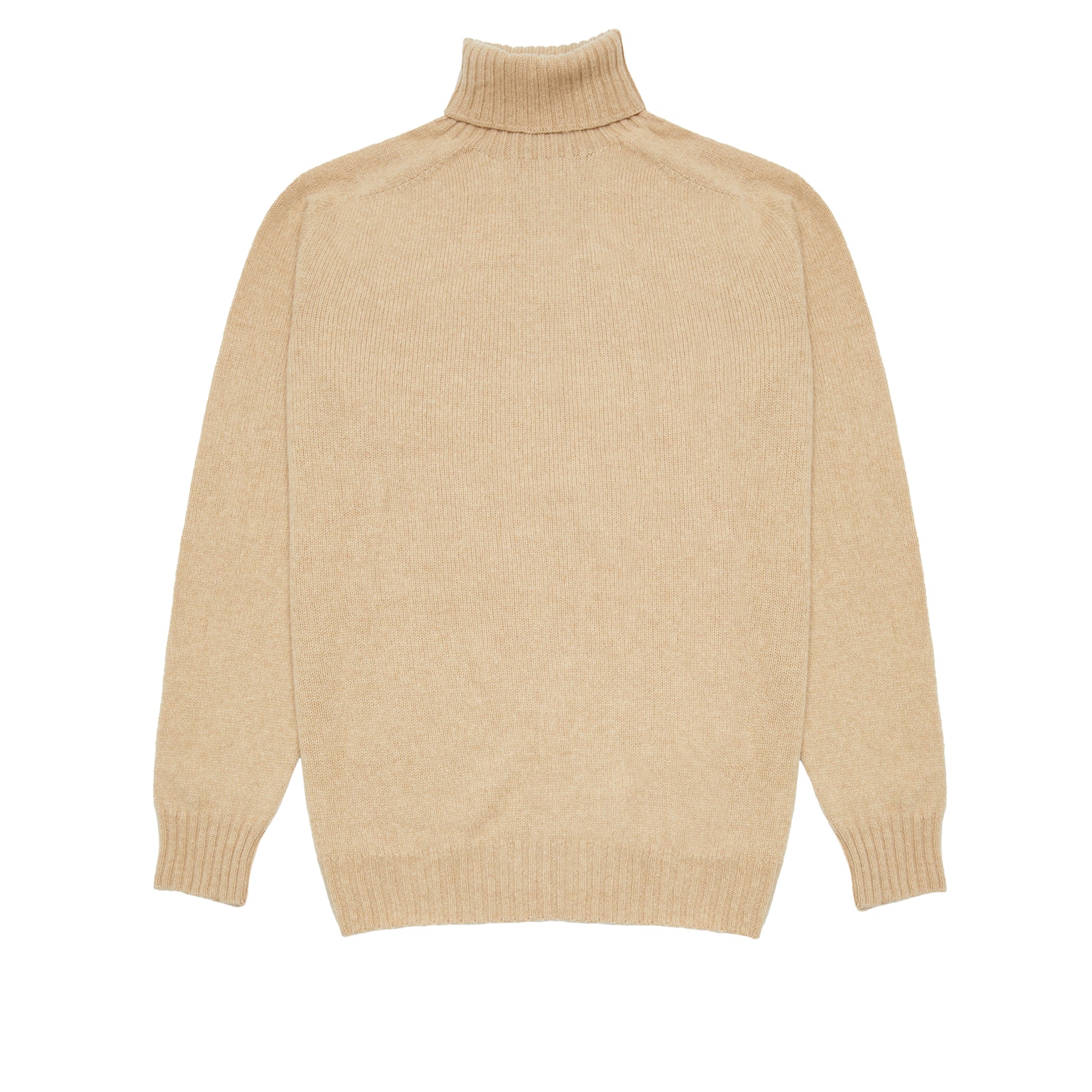 Harley Lambswool Rollneck Jumper in Sandstorm