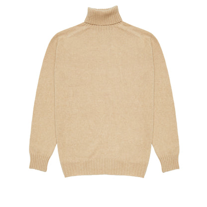 Harley Lambswool Rollneck Jumper in Sandstorm