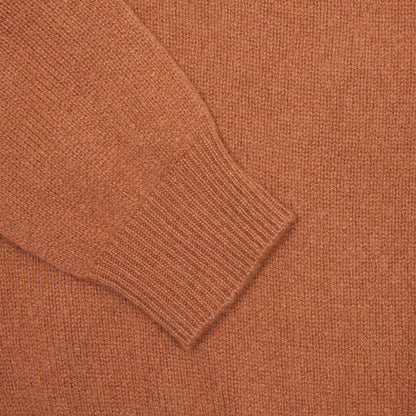 Harley Women's Lambswool Twist Yoke Jumper in Caramel