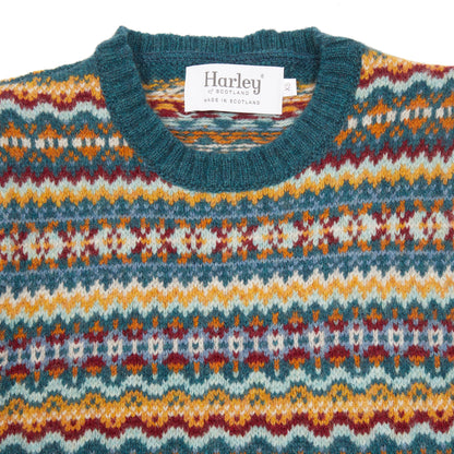 Harley Womens Fair Isle Jumper in Tempest