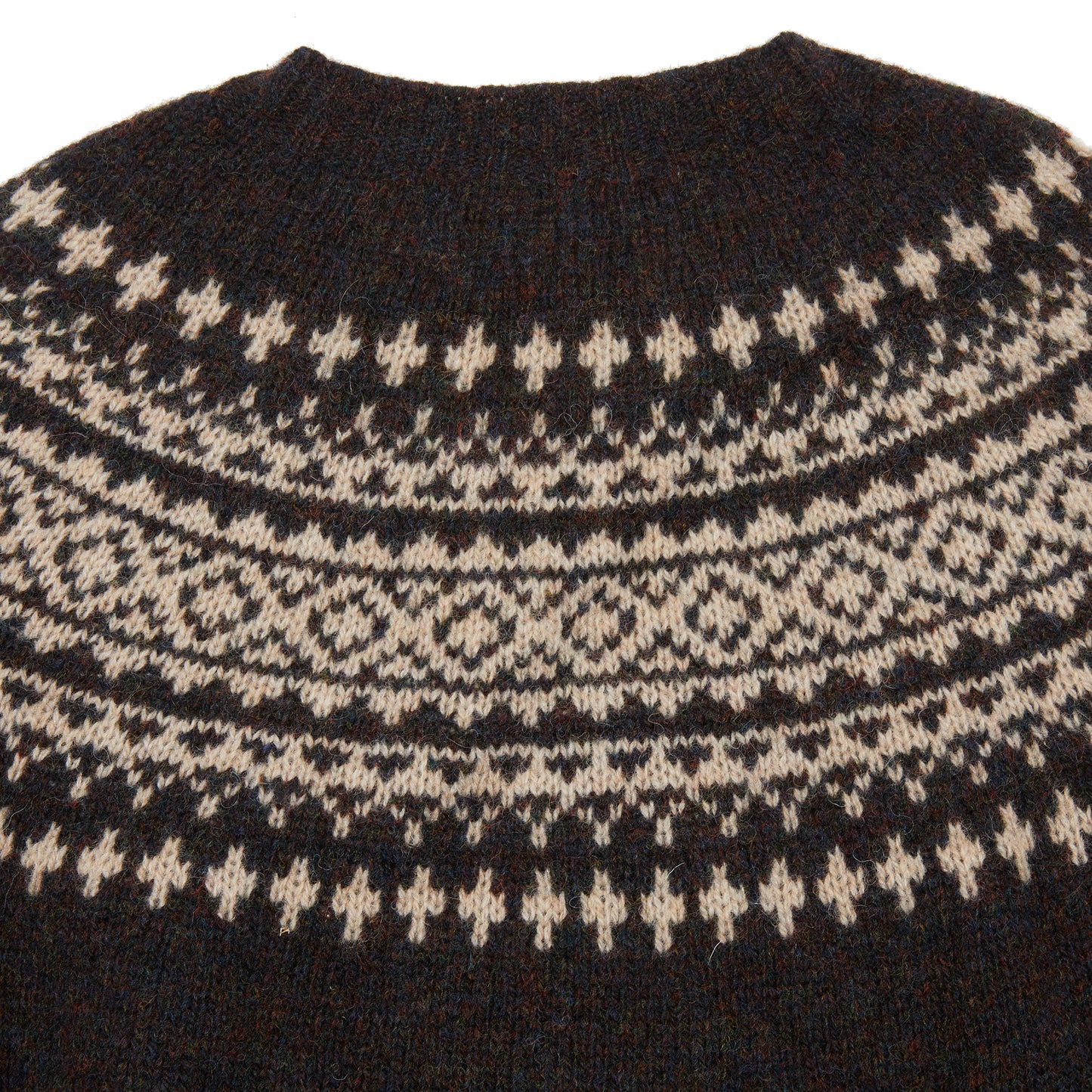 Harley Women's Fair Isle Yoke Jumper in Volcano/Cameo