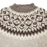 Harley Fair Isle Yoke Crew Neck Sweater in Wensleydale