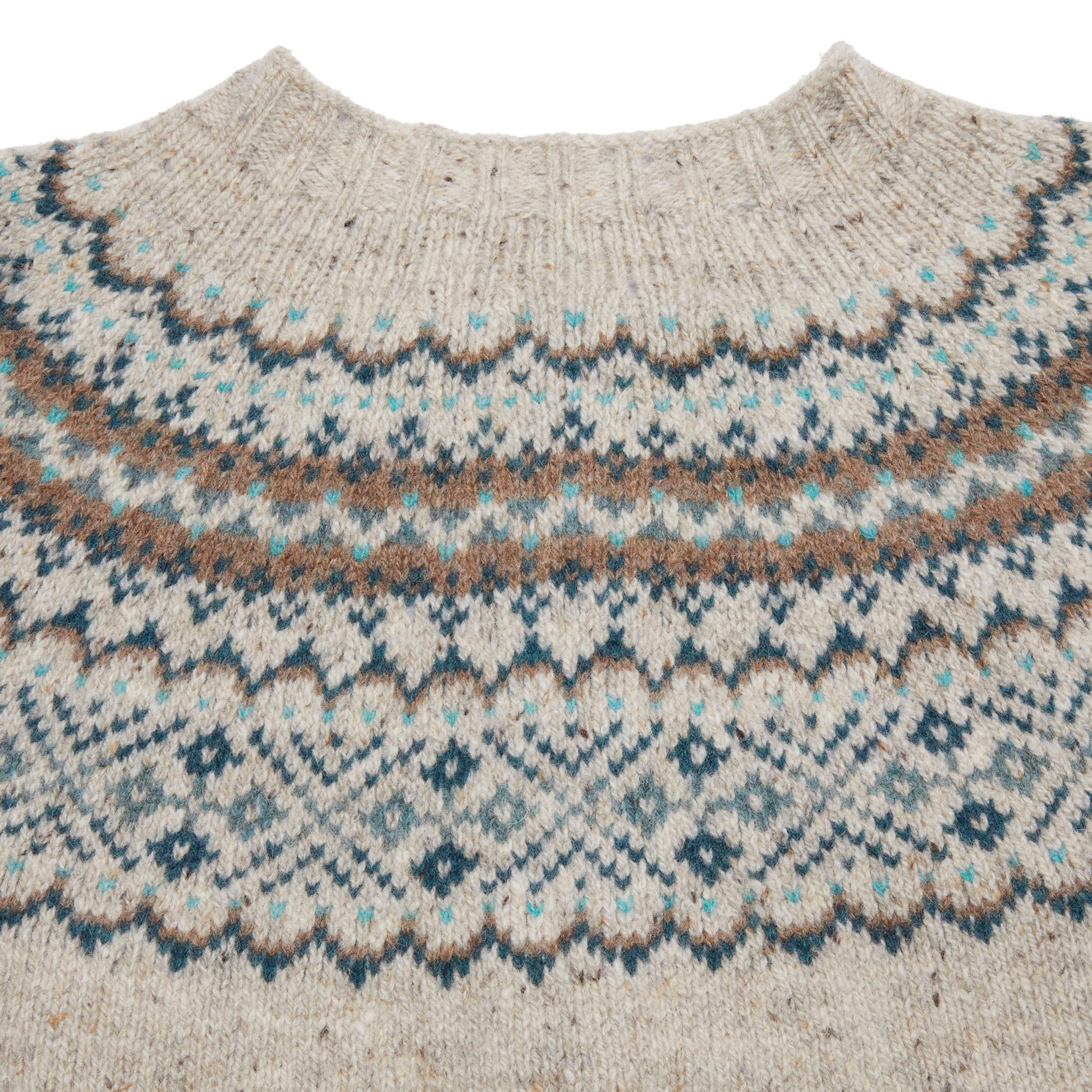 Harley Women's Glenugie Nep High Button Cardigan in Mull 4