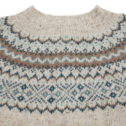 Harley Women's Glenugie Nep High Button Cardigan in Mull 4