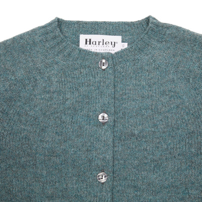 Harley Women's Supersoft Cardigan in Verdigris 3