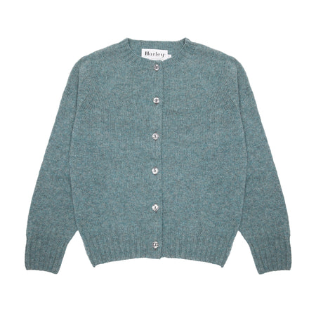 Harley Women's Supersoft Cardigan in Verdigris