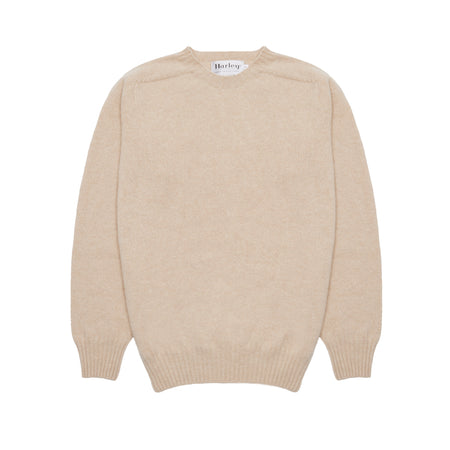 Harley Lambswool Jumper in Oatmeal 1