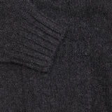 Harley Lambswool Cardigan in Charcoal 2