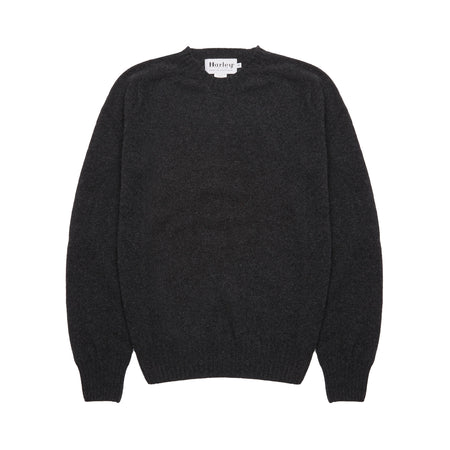Harley Lambswool Jumper in Charcoal