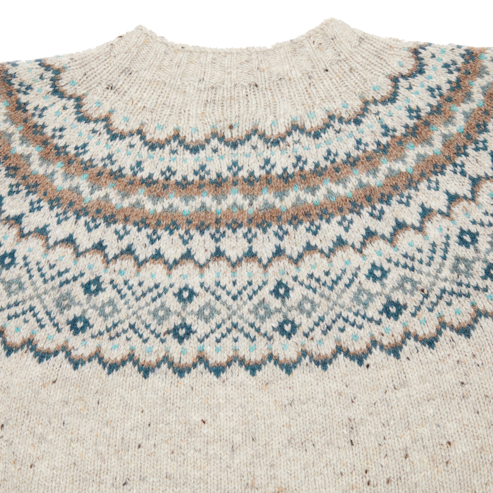 Harley Women's Fair Isle Yoke Jumper in Mull