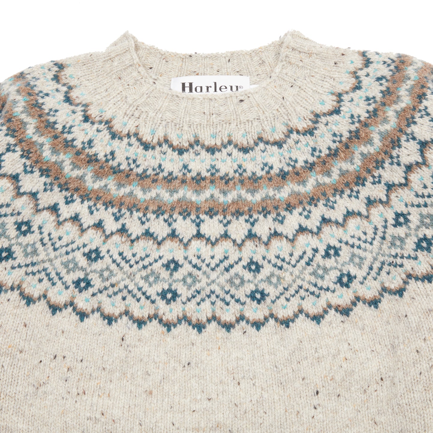 Harley Women's Fair Isle Yoke Jumper in Mull