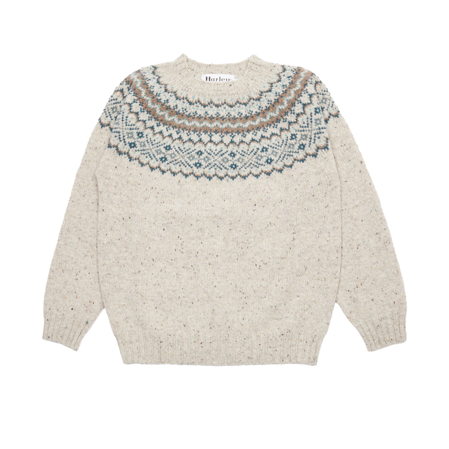 Harley Women's Fair Isle Yoke Jumper in Mull
