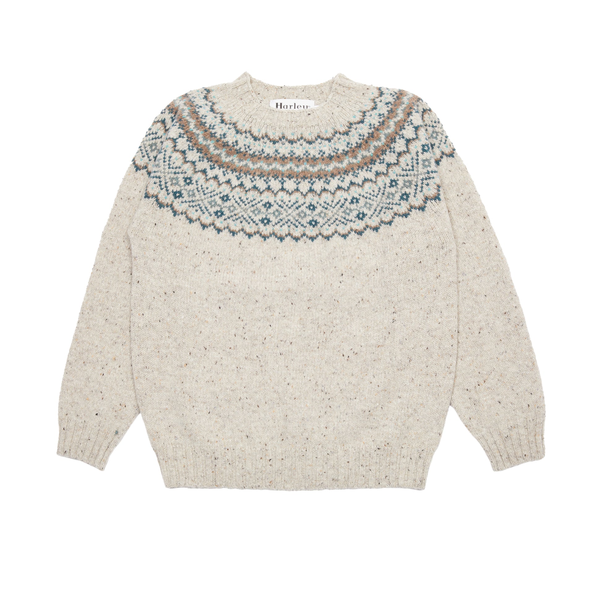 Harley Women's Fair Isle Yoke Jumper in Mull
