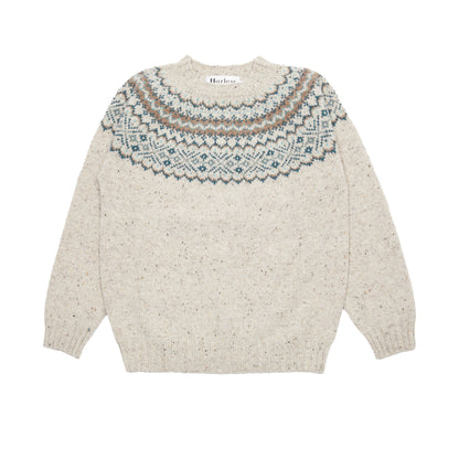Harley Women's Fair Isle Yoke Jumper in Mull