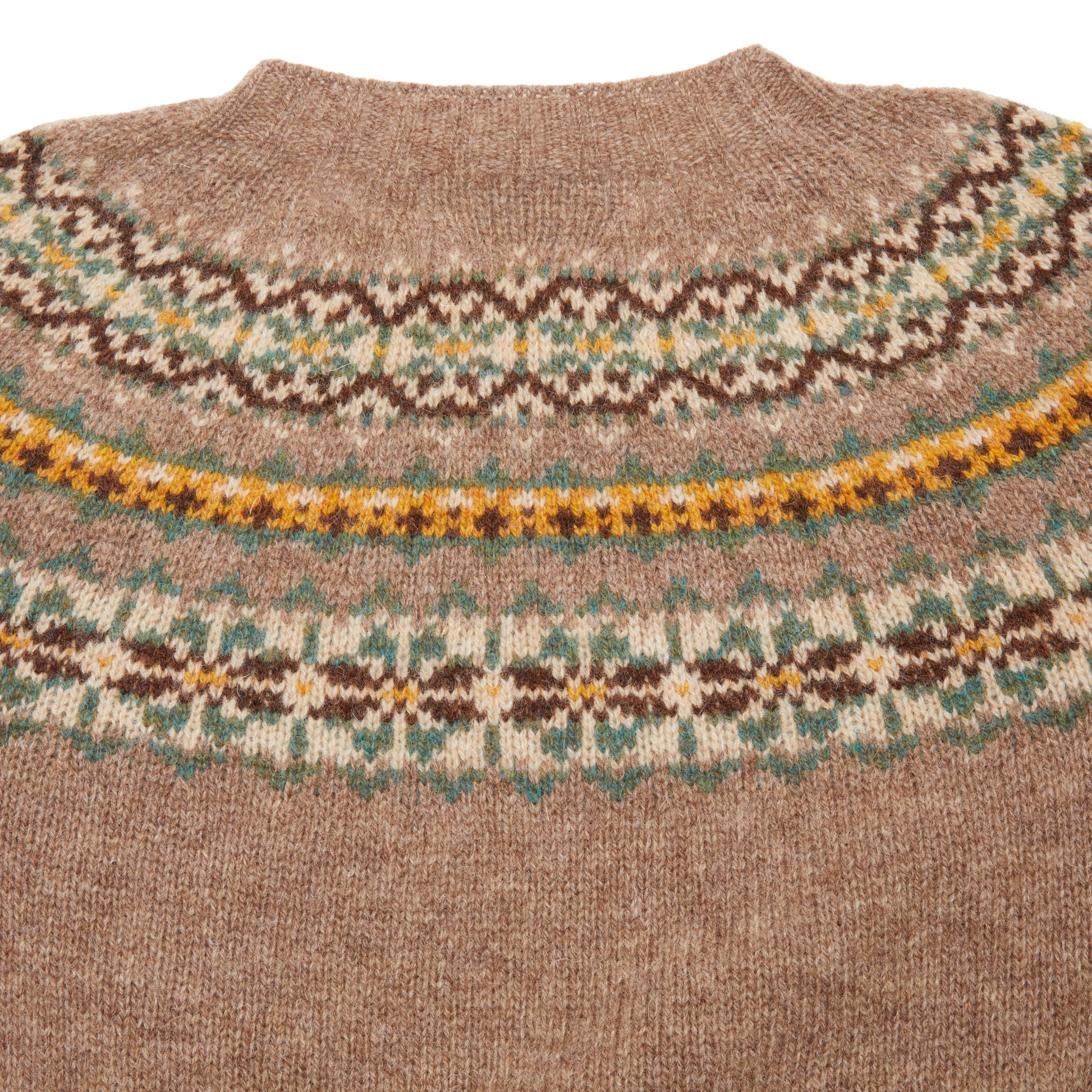 Harley Women's Fair Isle Yoke Jumper in Tundra