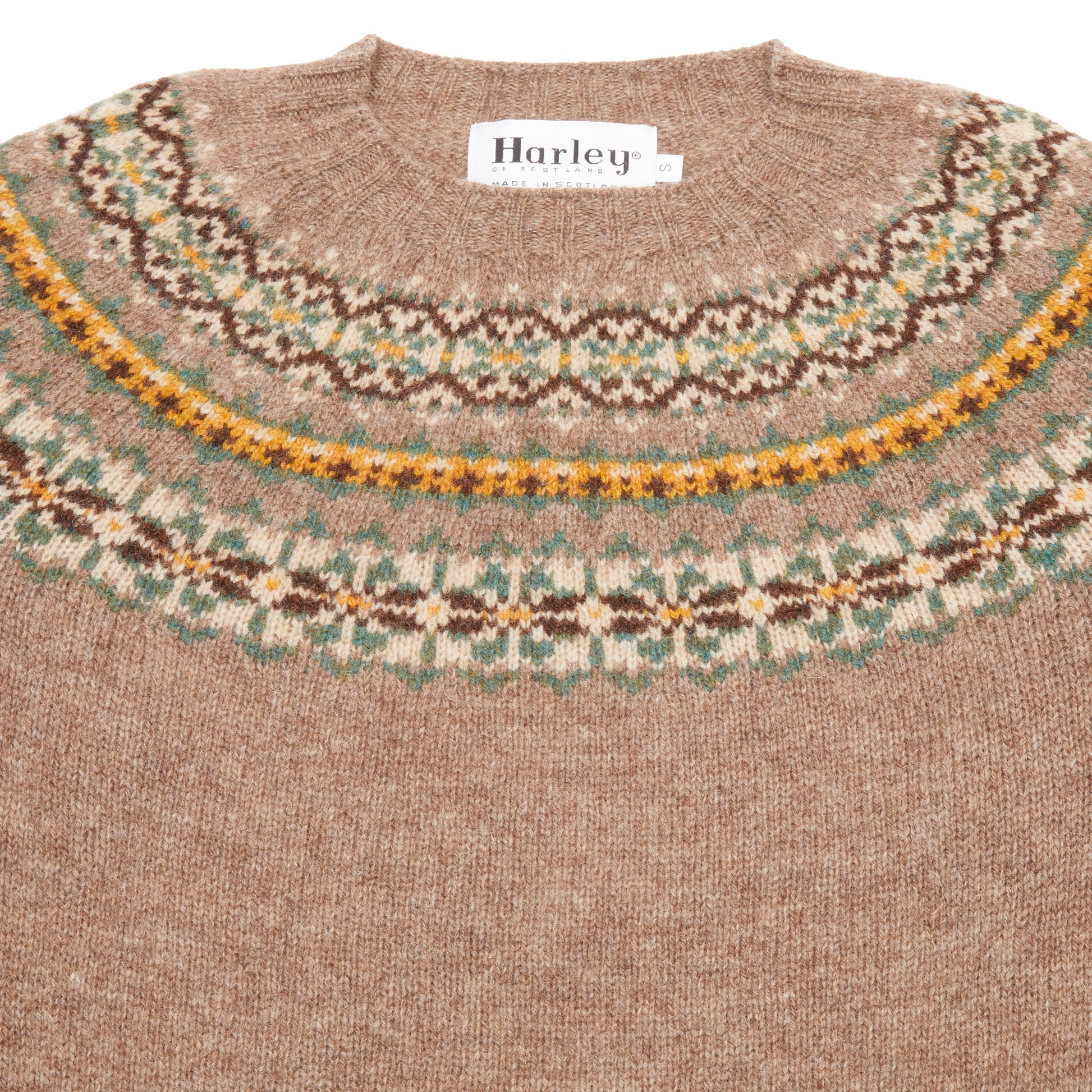 Harley Women's Fair Isle Yoke Jumper in Tundra