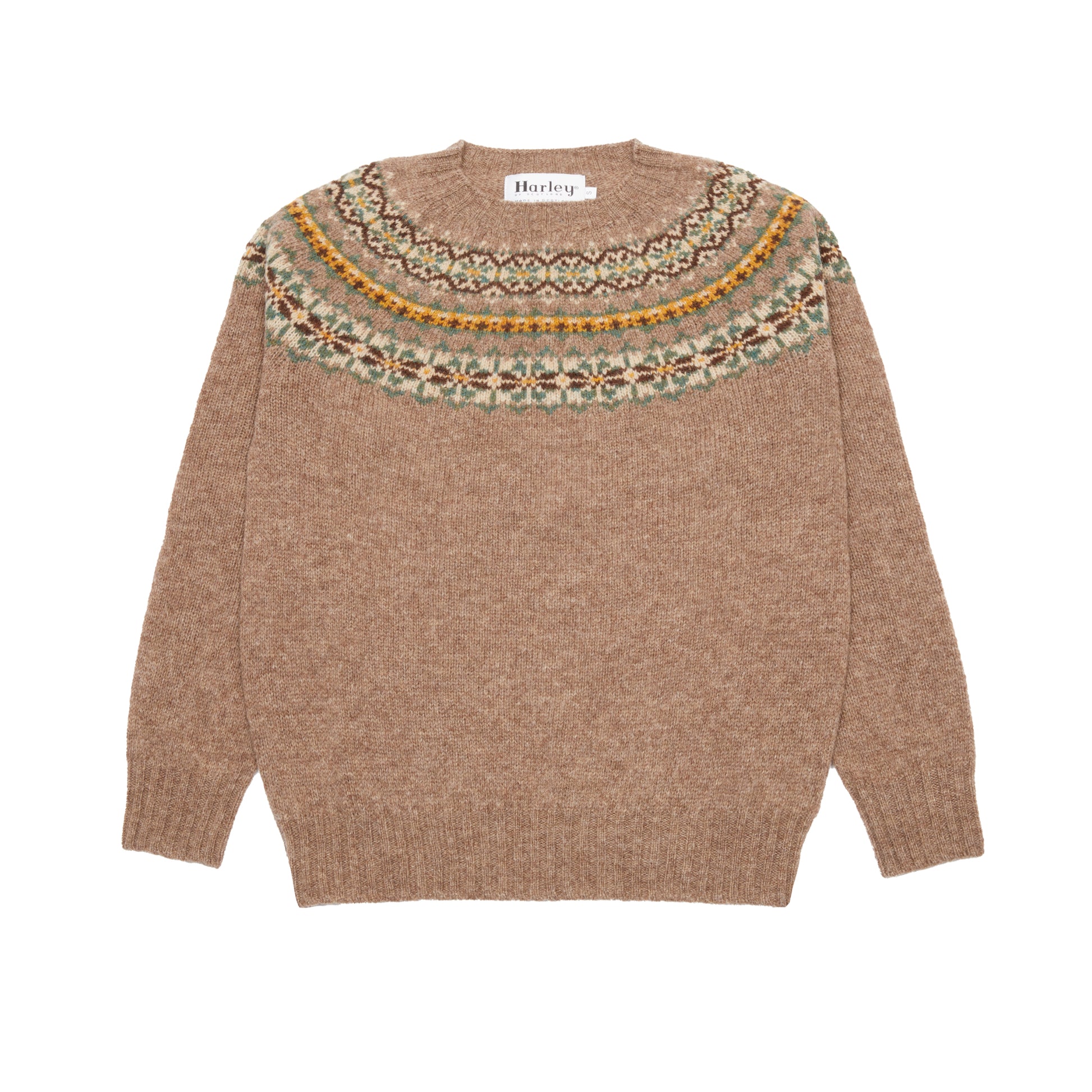 Harley Women's Fair Isle Yoke Jumper in Tundra