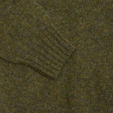 Harley Lambswool Knit Polo Jumper in Scots Pine 2