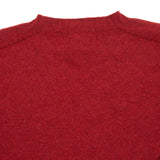 Harley Lambswool Jumper in Russet Red 4