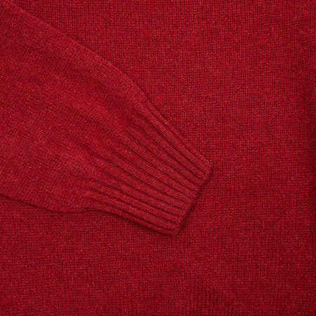 Harley Lambswool Jumper in Russet Red 1