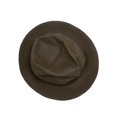 Horisaki Beaver Fur Felt Hat in Green