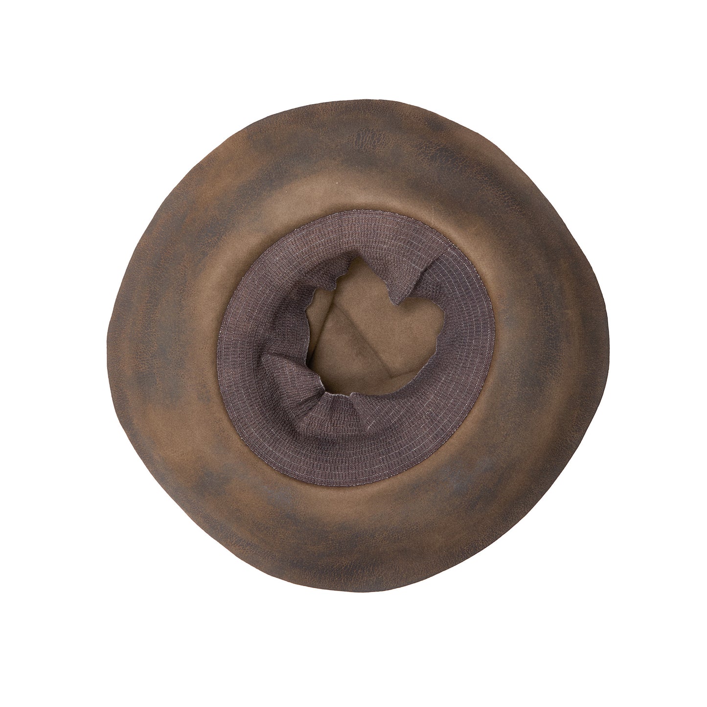 Horisaki Beaver Fur Felt Hat in Taupe