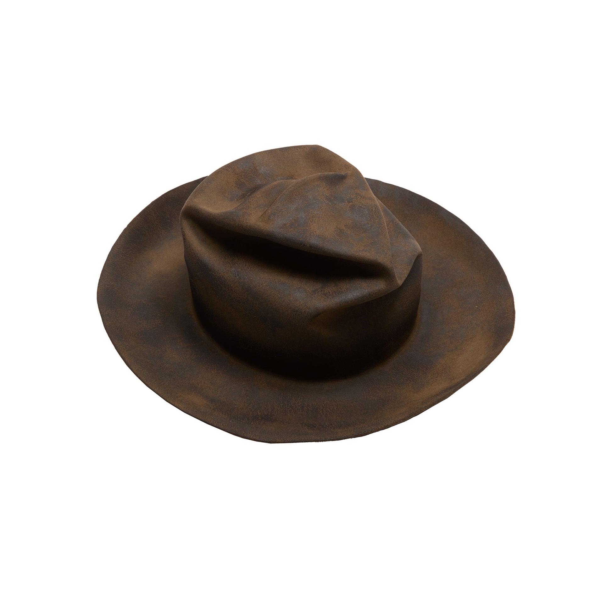 Horisaki Beaver Fur Felt Hat in Taupe