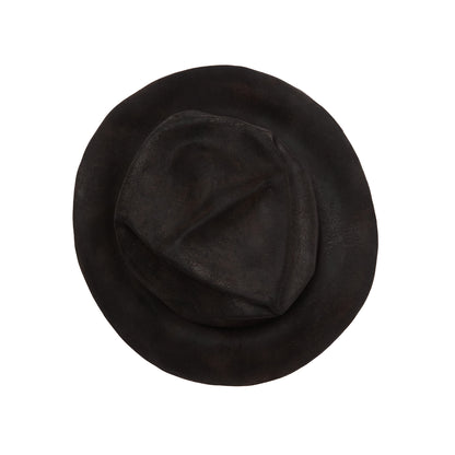 Horisaki Beaver Fur Felt Hat in Black