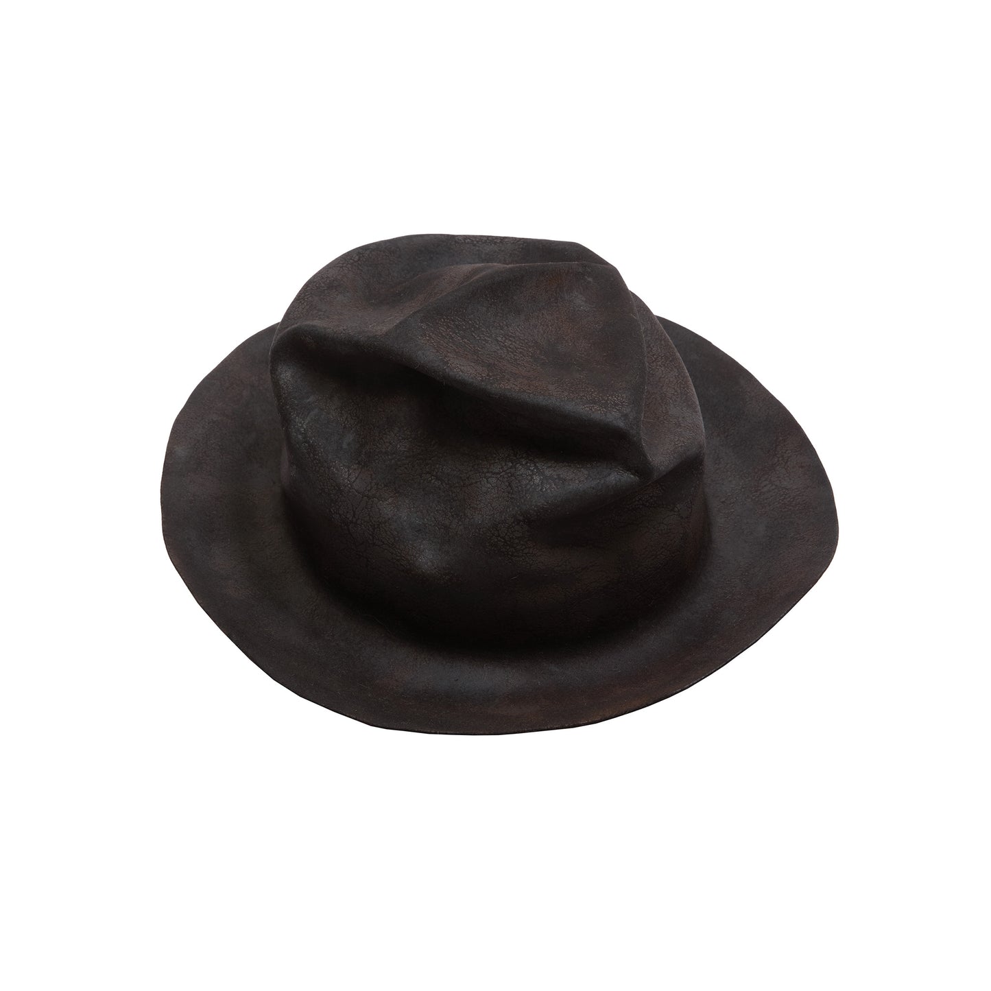 Horisaki Beaver Fur Felt Hat in Black