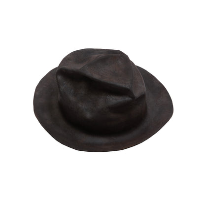 Horisaki Beaver Fur Felt Hat in Black