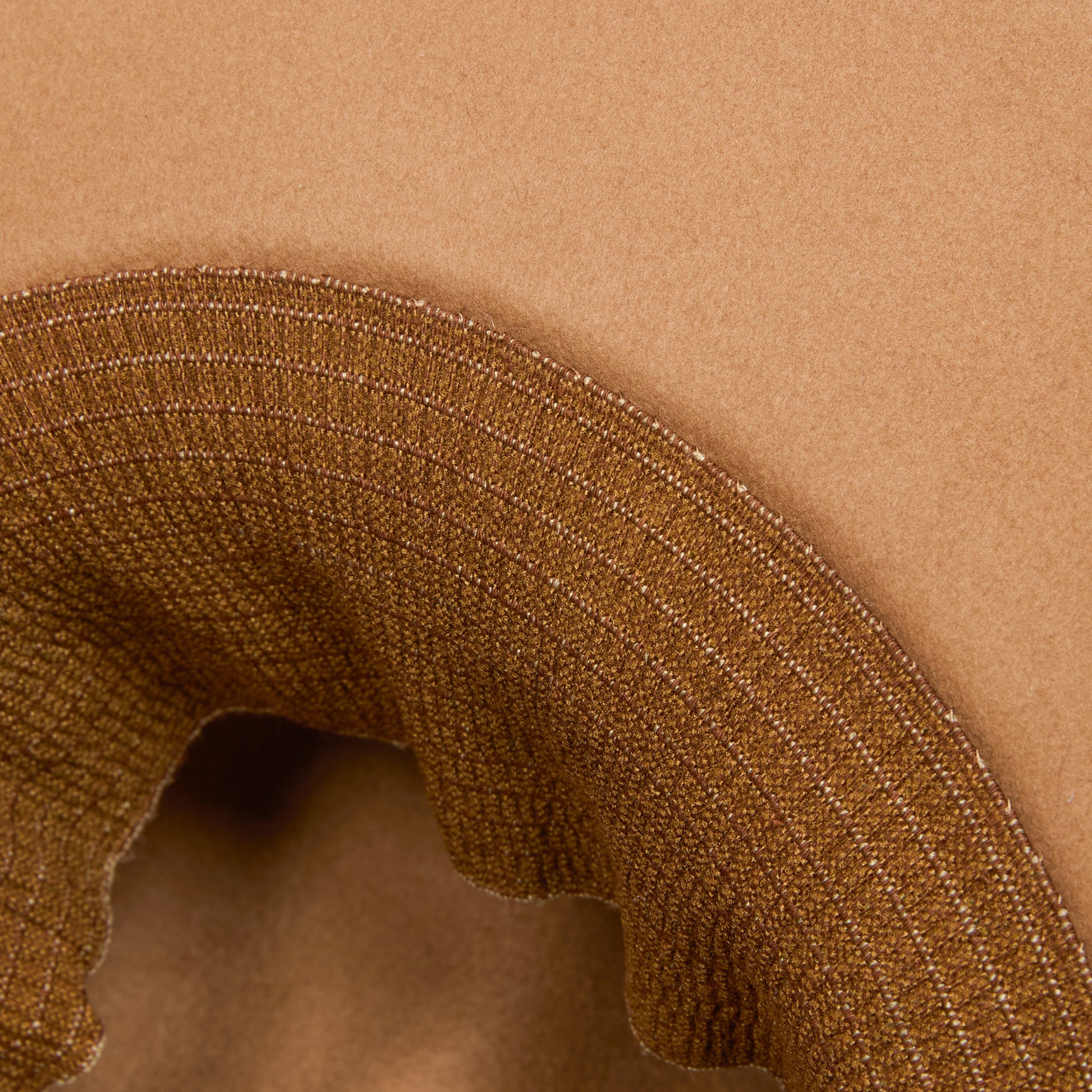 Horisaki Beaver Fur Felt Hat in Beige