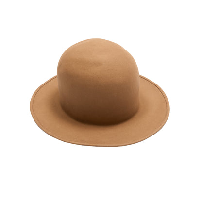 Horisaki Beaver Fur Felt Hat in Beige