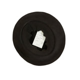 Horisaki Tall Beaver Fur Felt Hat in Black