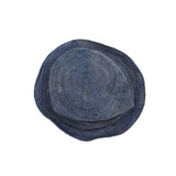 Horisaki Toquilla Straw Hat in Blue