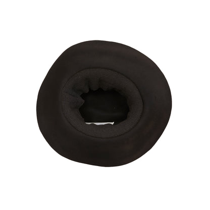 Horisaki Beaver Fur High Crown Hat in Black