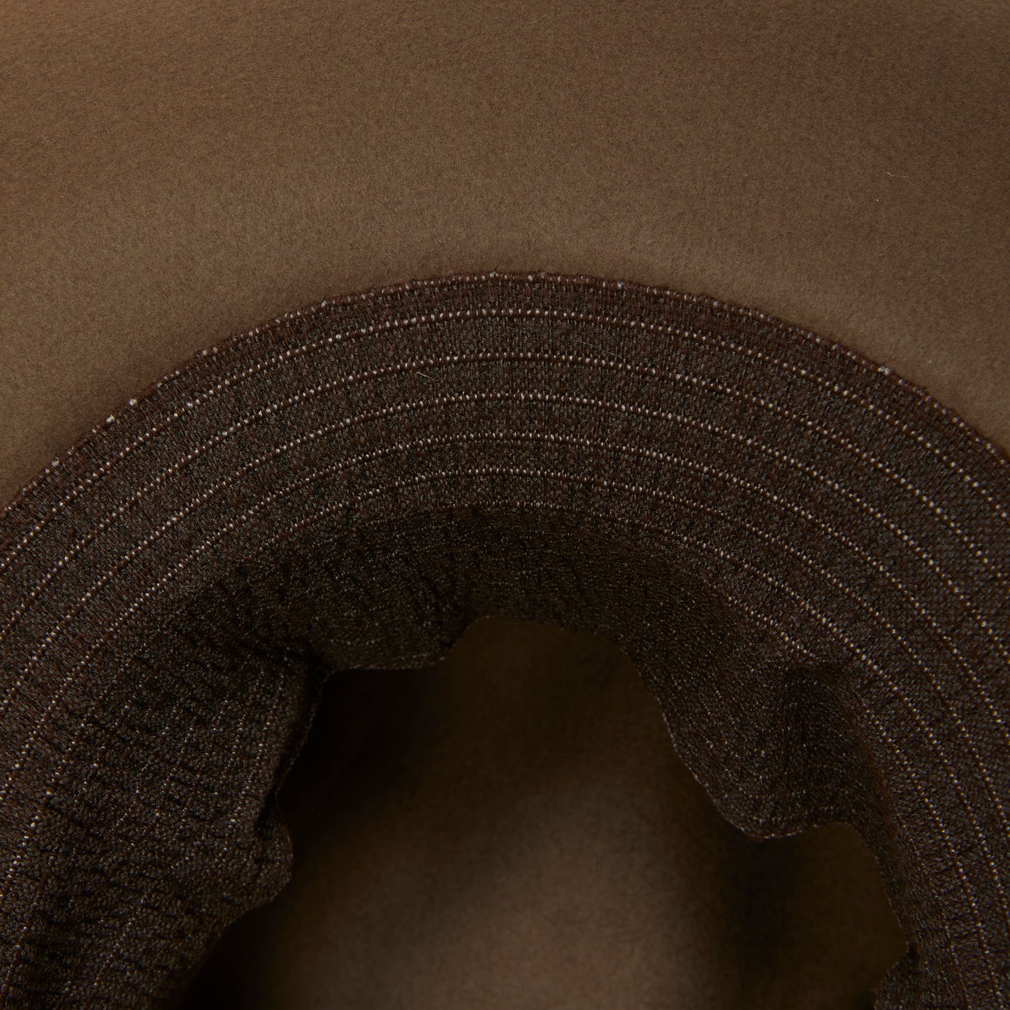 Horisaki Beaver Fur High Crown Hat in Taupe