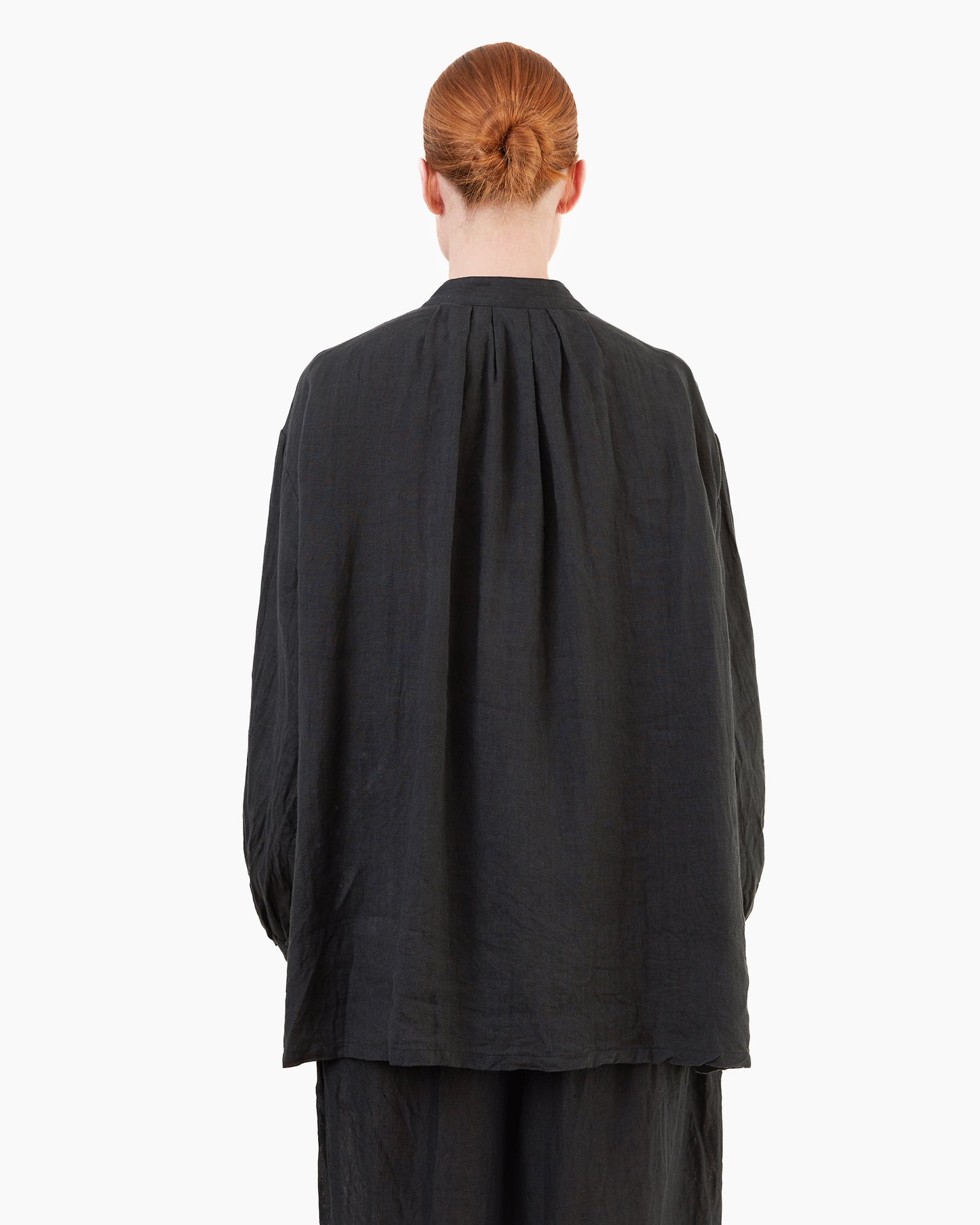 Antiquités French Linen Shirt in Black