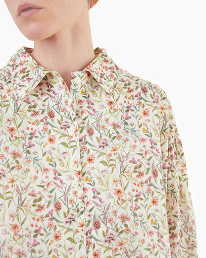 Antiquités Liberty Shirt in Flower Print