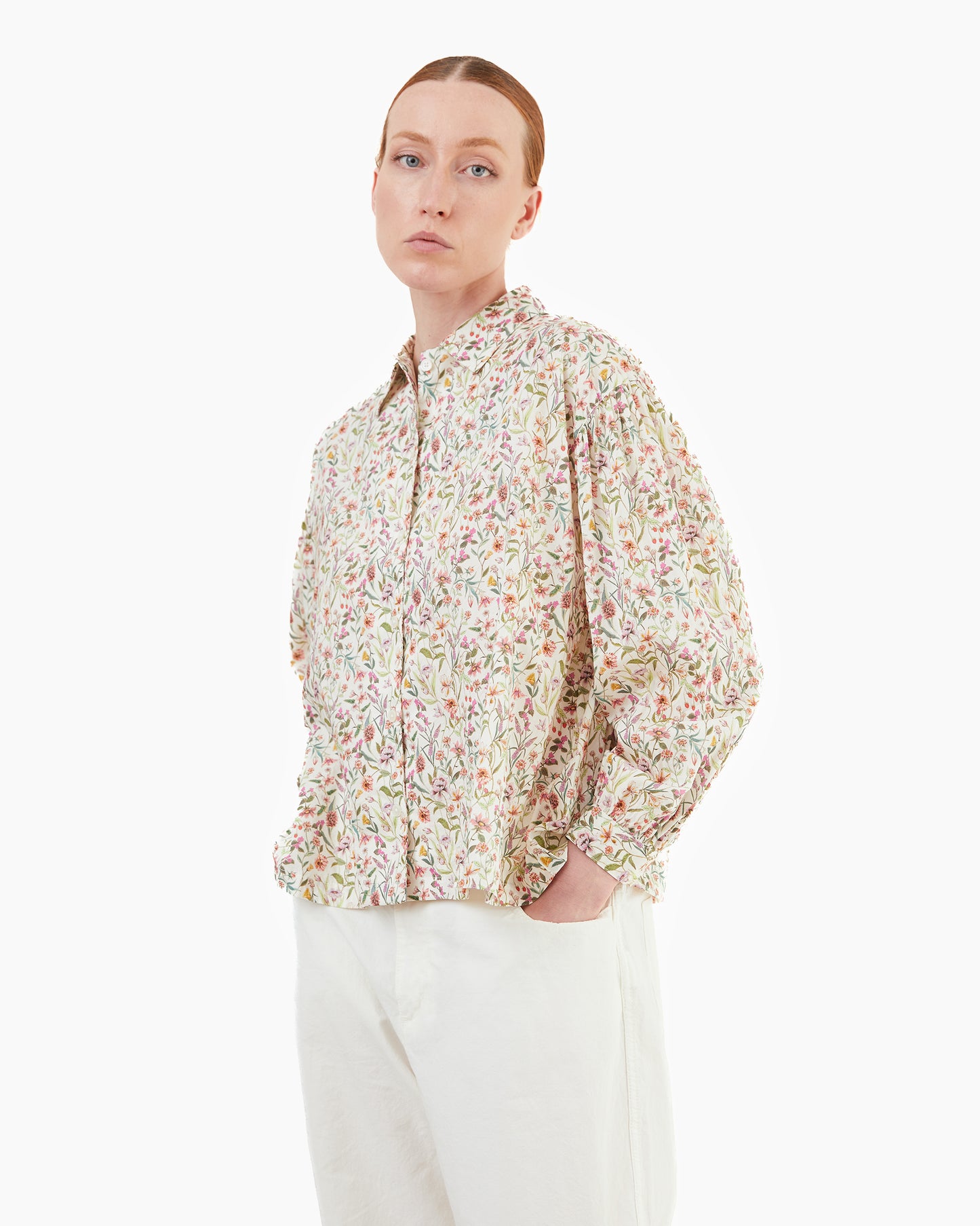 Antiquités Liberty Shirt in Flower Print