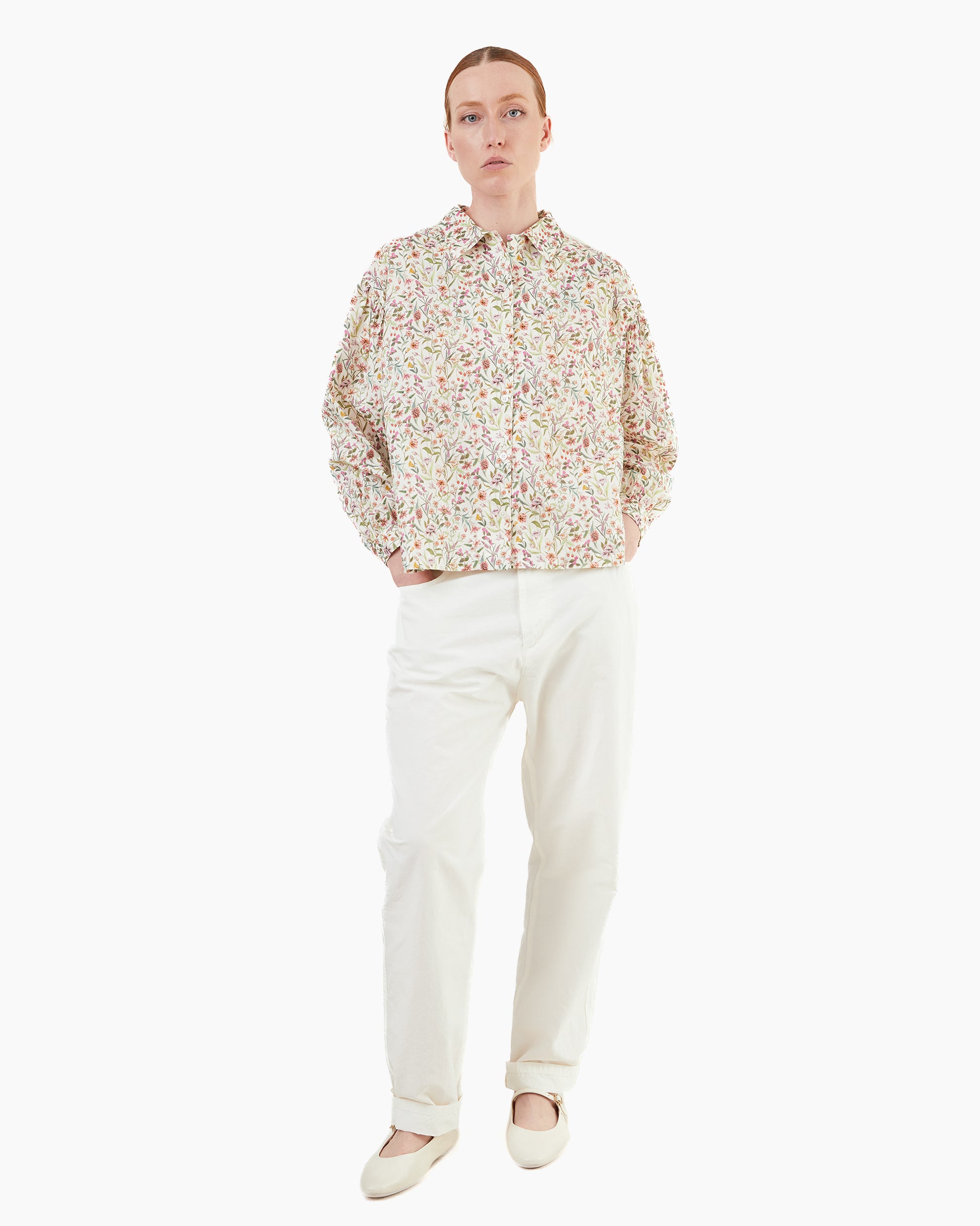 Antiquités Liberty Shirt in Flower Print