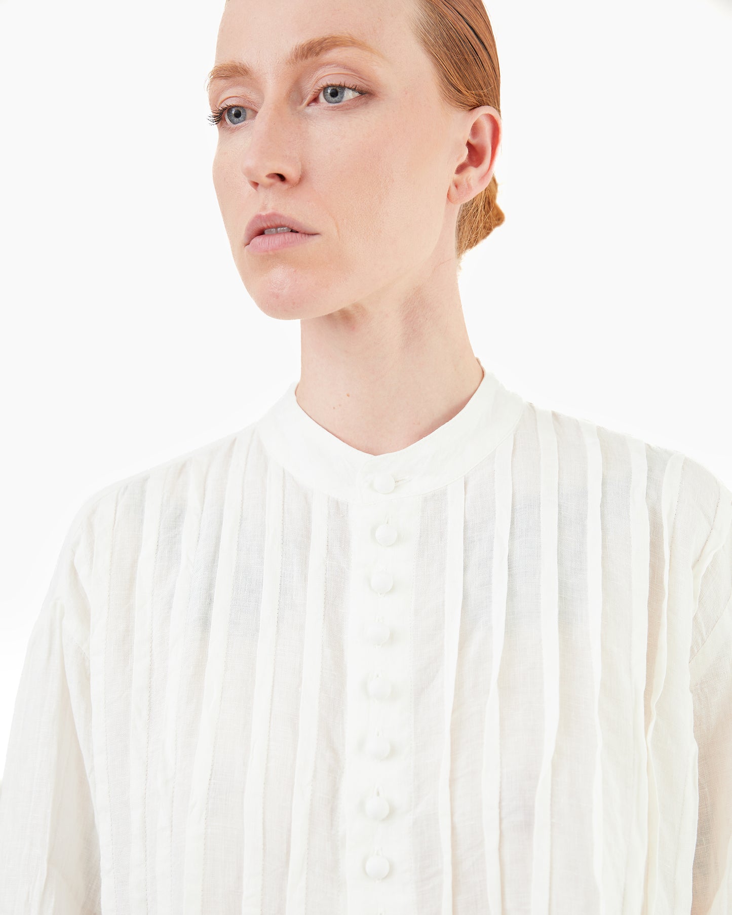 Antiquités French Linen Shirt in White
