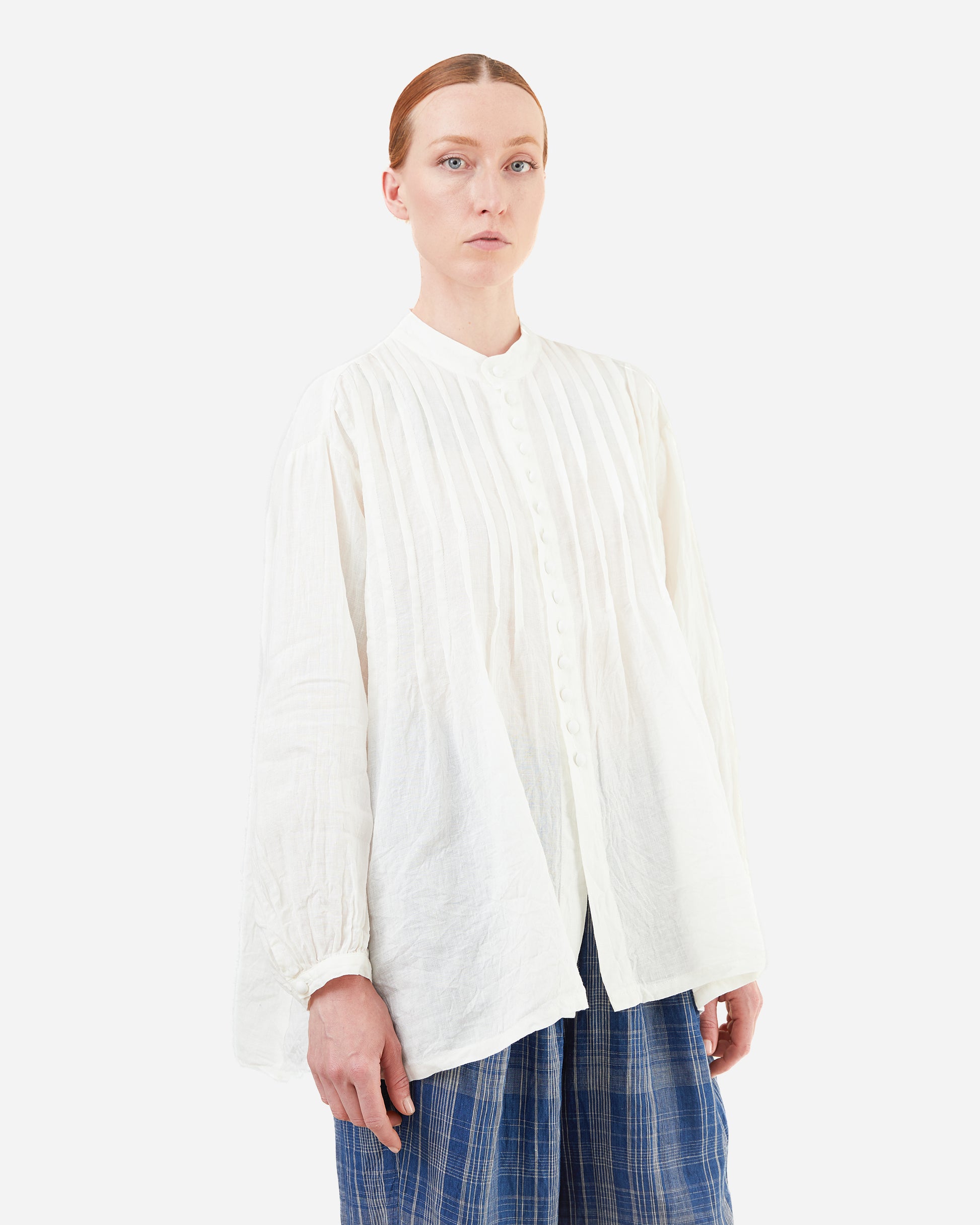 Antiquités French Linen Shirt in White