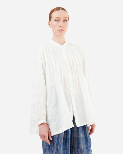 Antiquités French Linen Shirt in White
