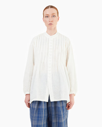 Antiquités French Linen Shirt in White