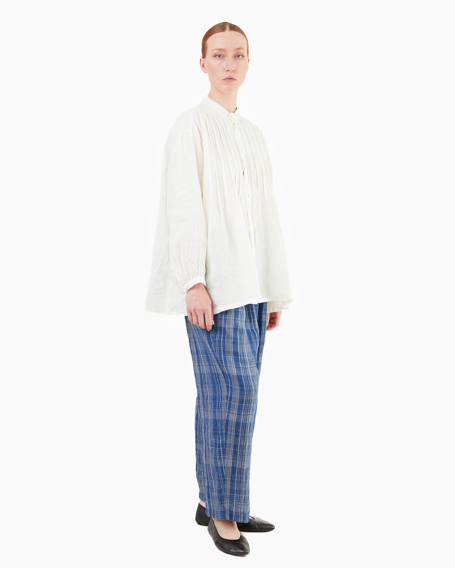 Antiquités French Linen Shirt in White